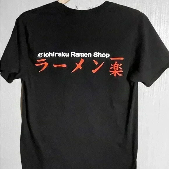 Naruto Shippuden Ichiraku Ramen Shop Black T shirt. Size medium - Picture 3 of 4